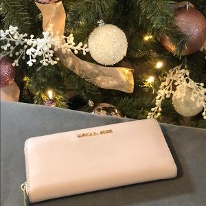Pale Pink MK wallet